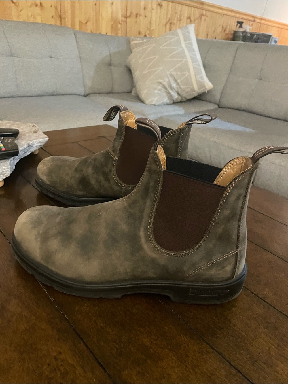 Blundstone Men's Chukka Boots in Distressed Brown